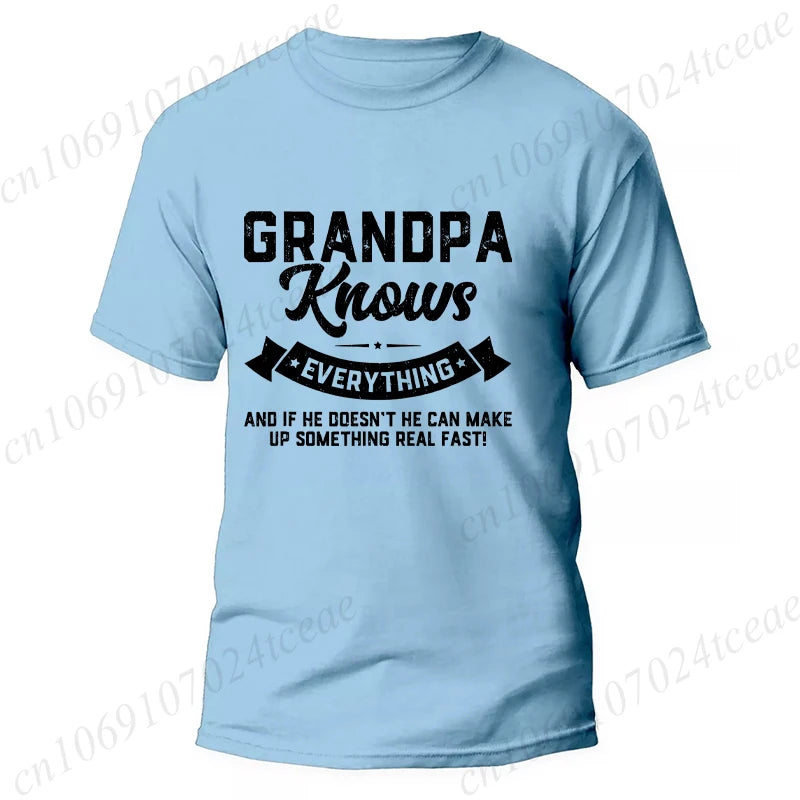 Grandpa Knows Everything T-Shirt — Funny Father's Day Gift