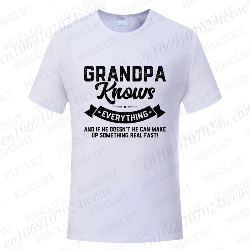 Grandpa Knows Everything T-Shirt — Funny Father's Day Gift
