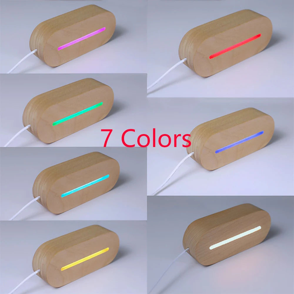 Custom Acrylic Lamp Personalized Photo Text Bedroom Night Light MOM DAD LOVE Friend Family Day Wedding Birthday Christmas Gift