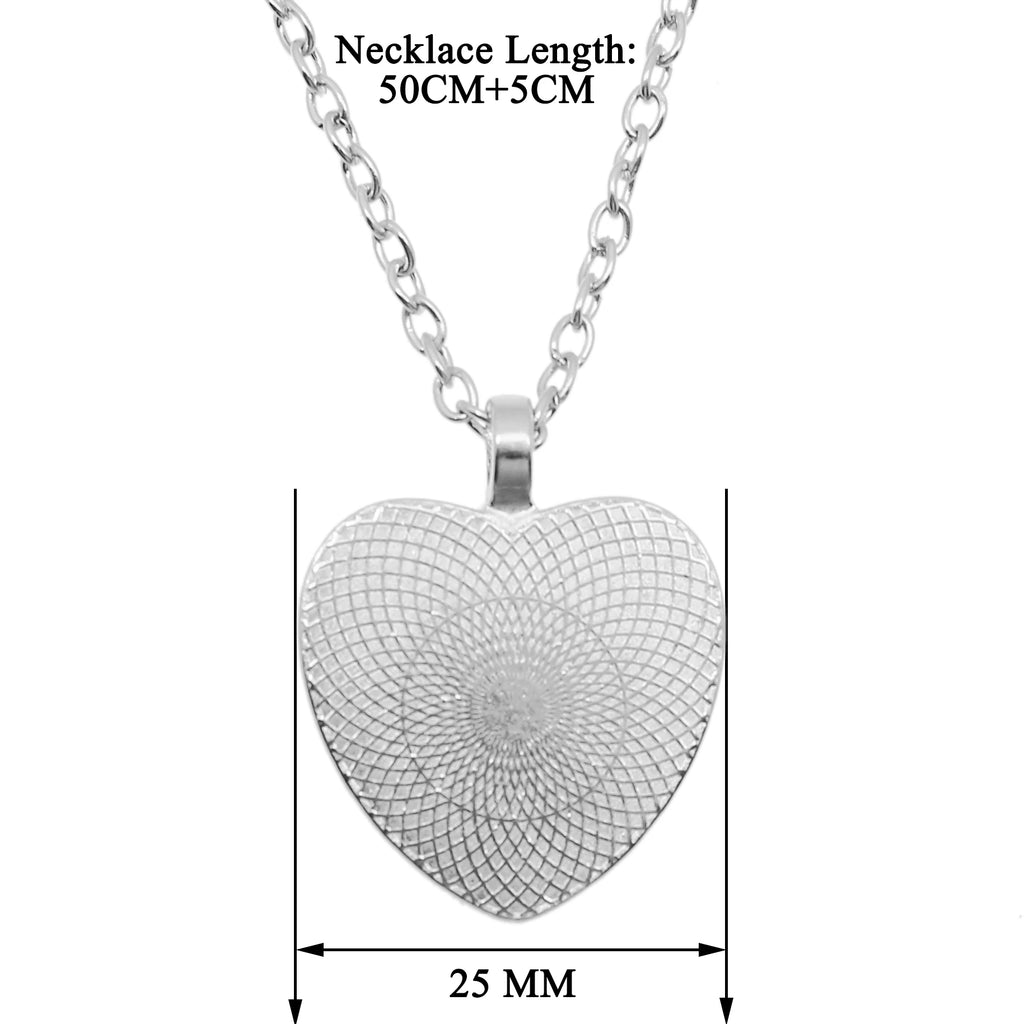 Personalized Necklaces For Personalised Custom Pendant Peach Heart Necklace Glass Pendants Mum Dad Baby Custom Gifts Jewelry