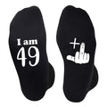 Funny 50th Birthday Socks Rude Novelty Gift for Fathers or Husbands 50 Year Old Decoration Supplies Birthday Party Accessories