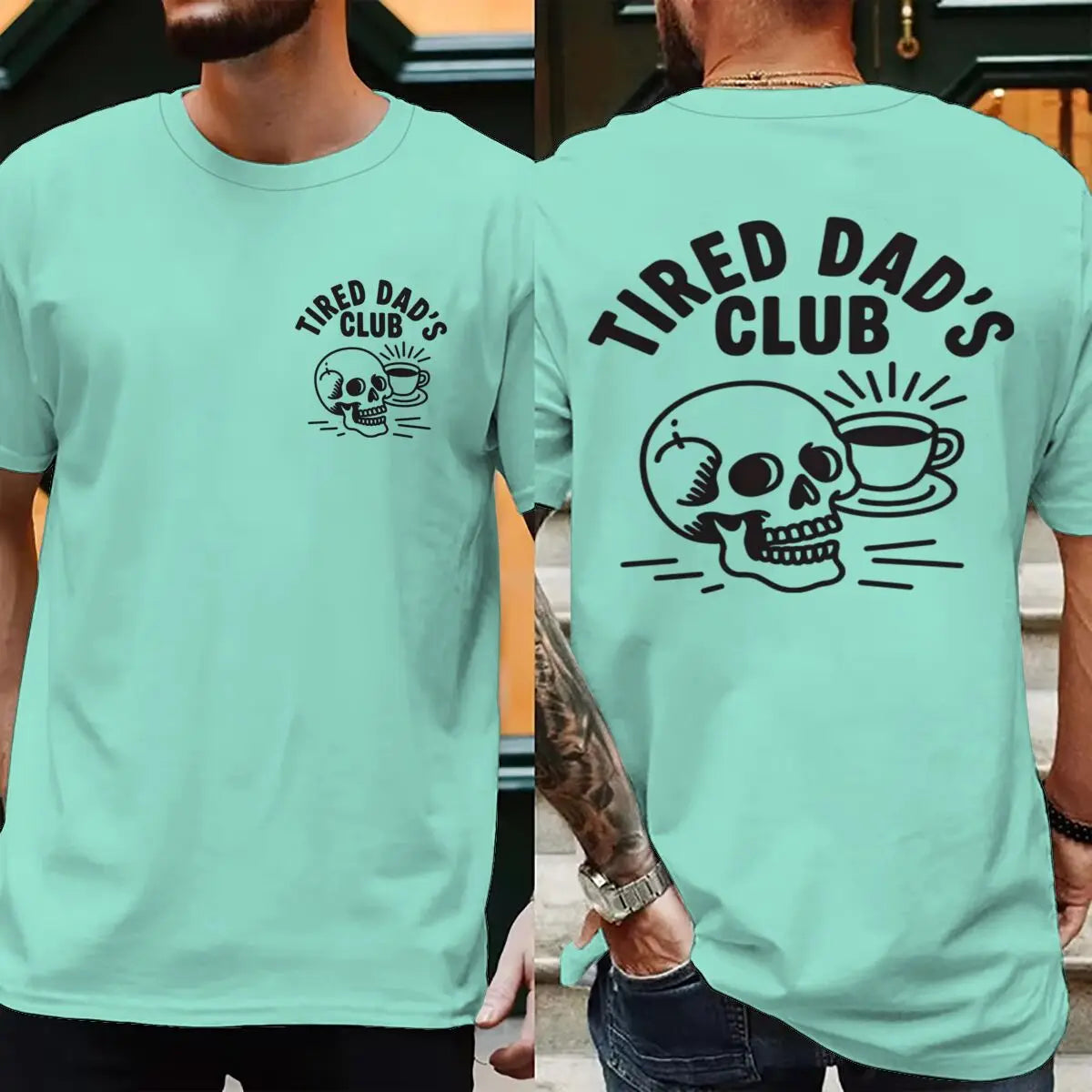 Tired Dads Club T-Shirt — Father's Day Gift for the Exhausted Hero