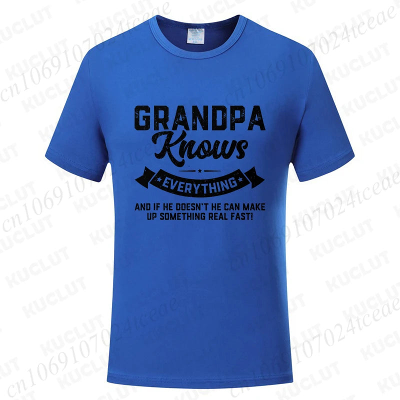 Grandpa Knows Everything T-Shirt — Funny Father's Day Gift