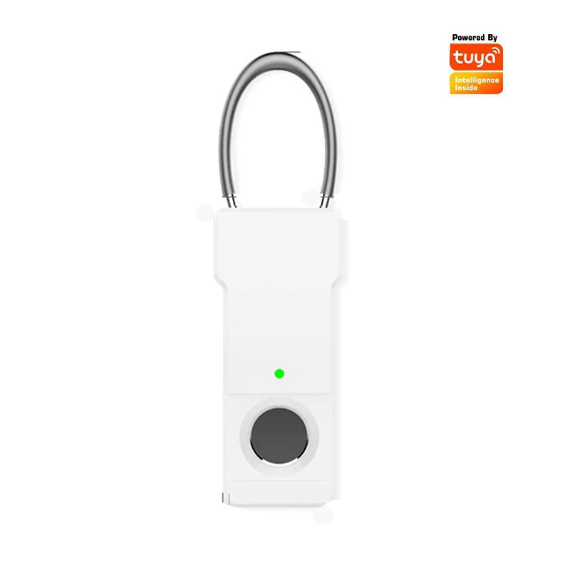 Tuya Fingerprint Padlock Bluetooth Combination Padlock Suitcase Luggage New Metal Code Lock Mini Fingerprint Key Anti-Theft Lock