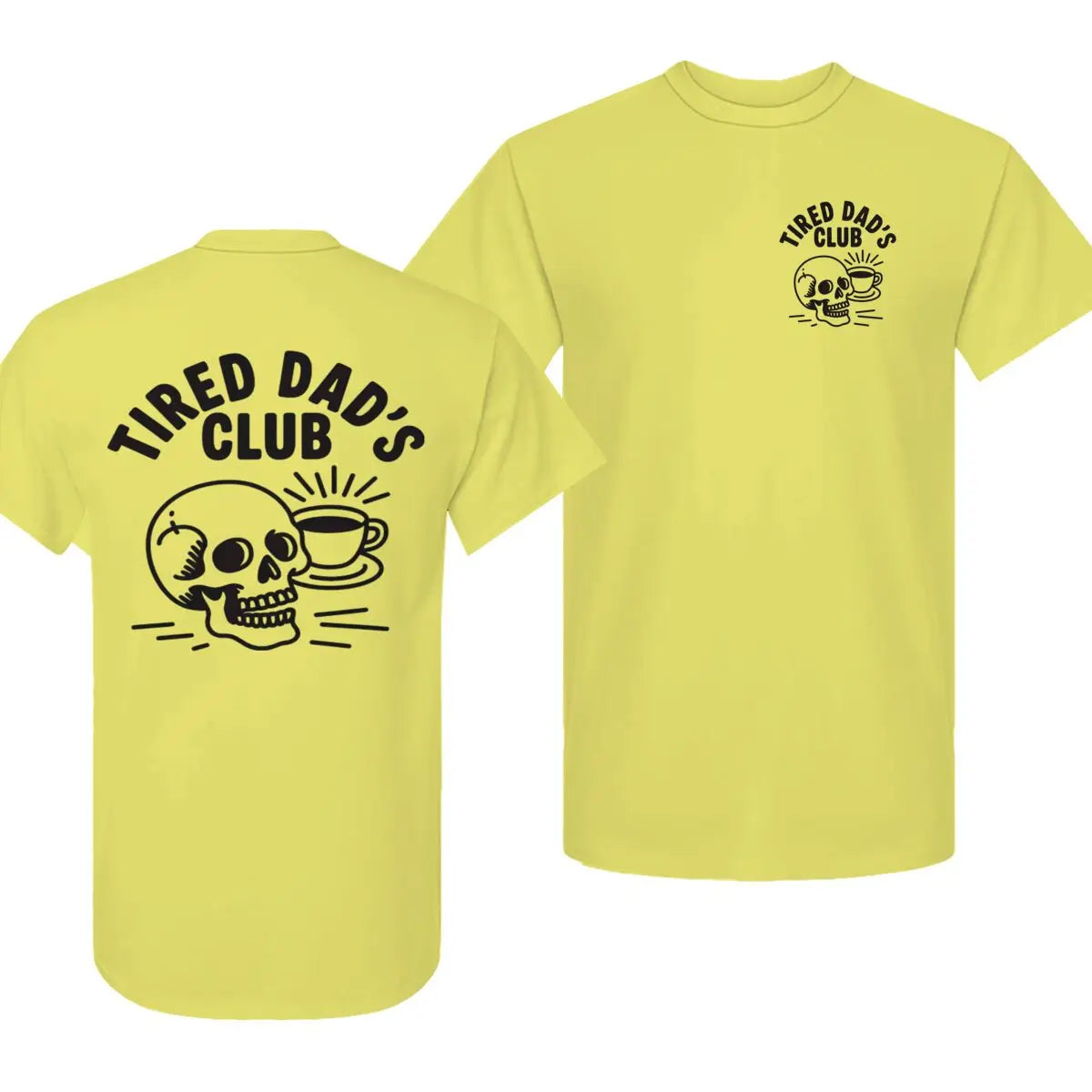Men Creative Printing Short Sleeve Father's Day Gifts Casual Tops Mens Clothing Tired Dads Club Shirt Tired Dads Club T-shirts