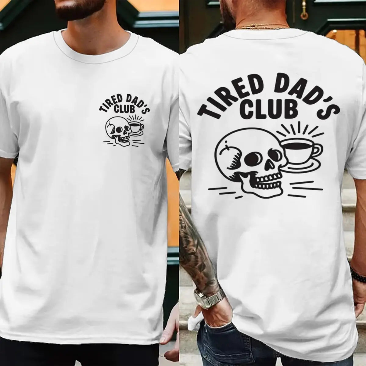 Tired Dads Club T-Shirt — Father's Day Gift for the Exhausted Hero
