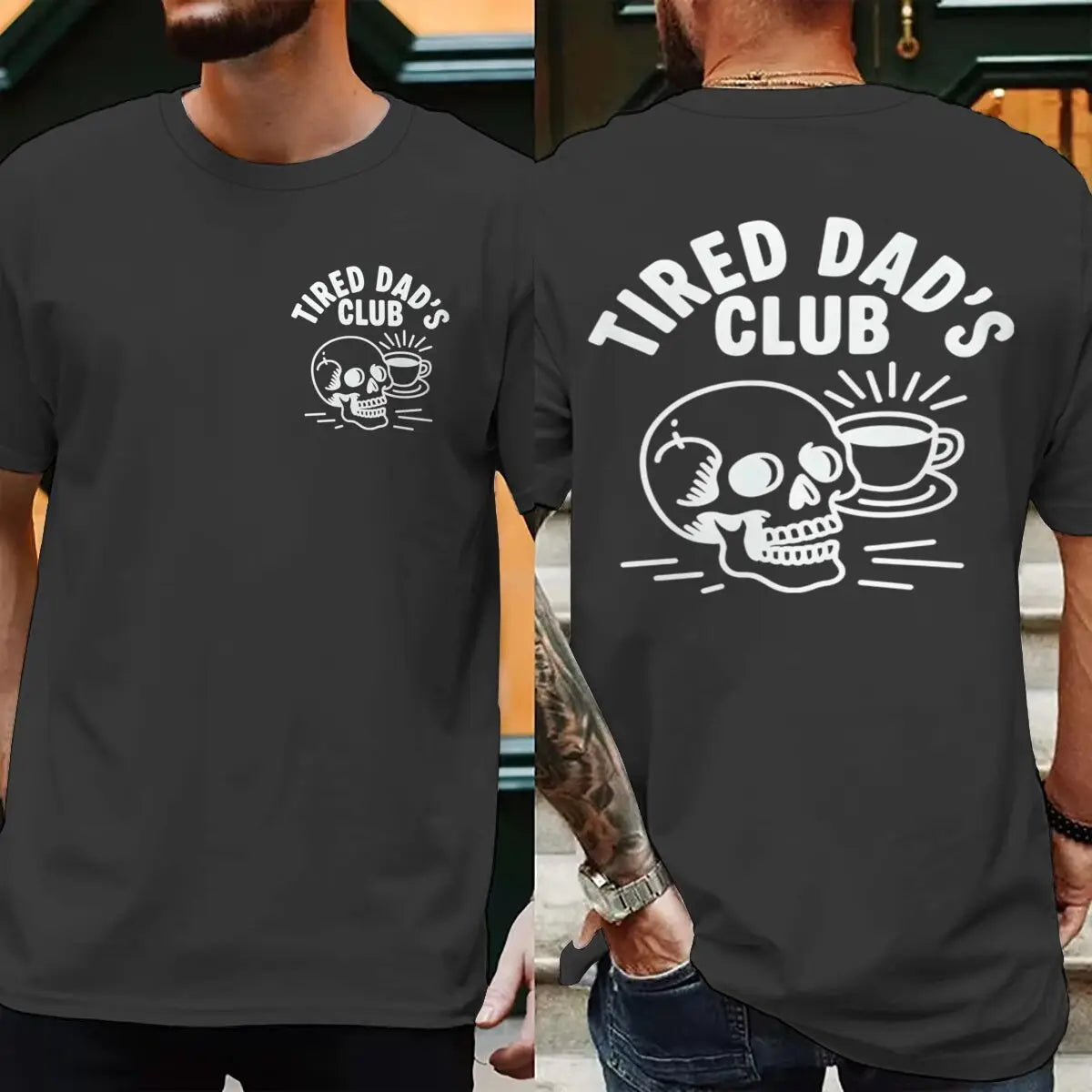 Tired Dads Club T-Shirt — Father's Day Gift for the Exhausted Hero